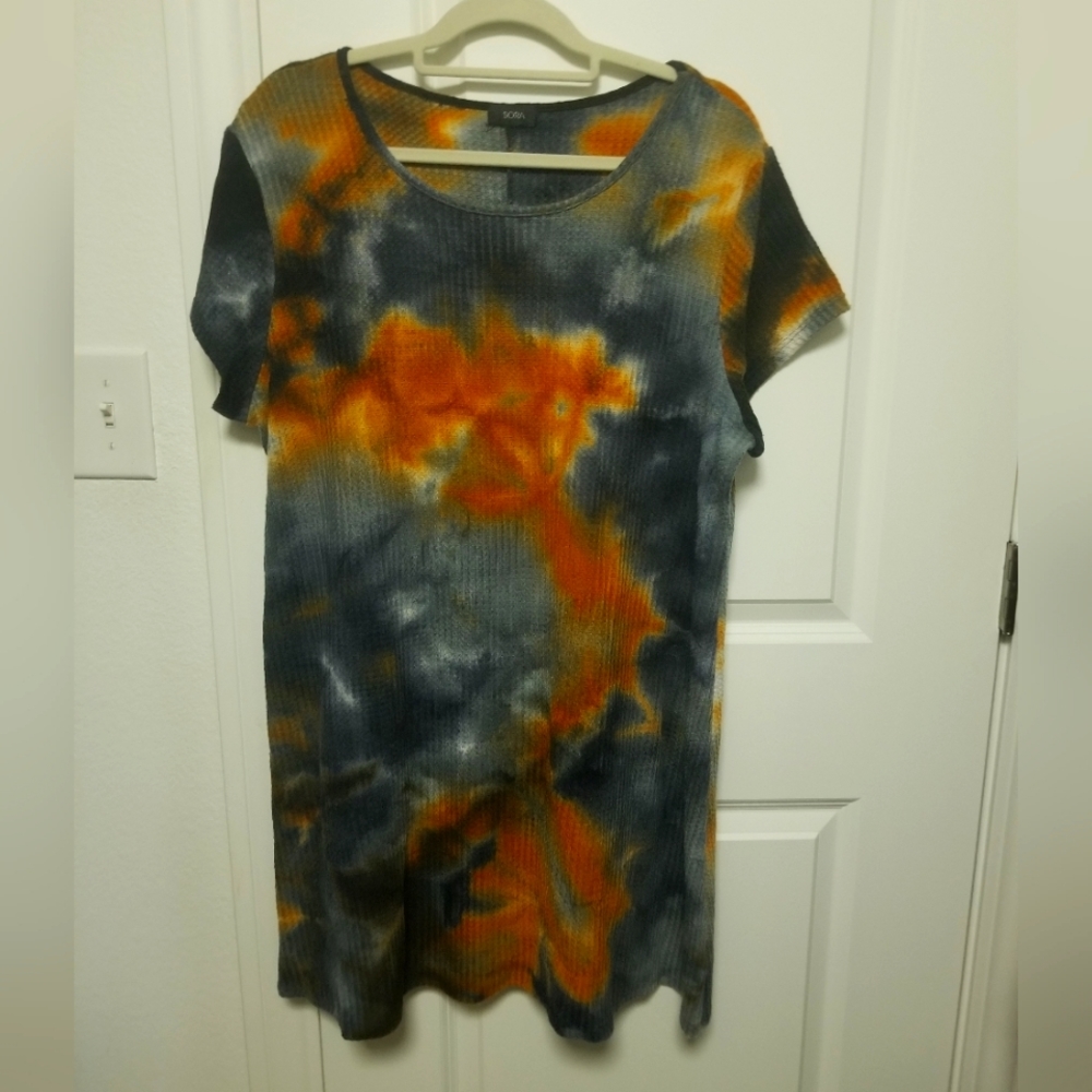 SORA waffle knit dress, Sz XL